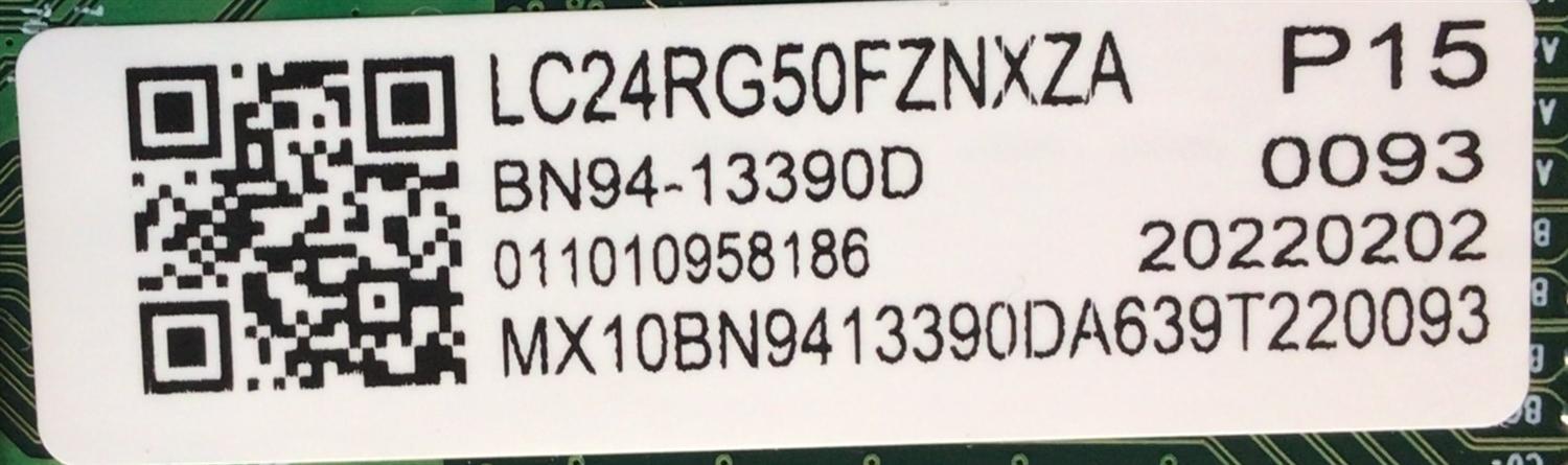 MAIN PARA MONITOR SAMSUNG / NUMERO DE PARTE BN94-13390D / BN41-02961 / BN9413390D / 13390D / BN97-15169C / NUMERO DE PANEL CY-PR236CGLV1F / MODELO C24RG50FZN - Imagen 2
